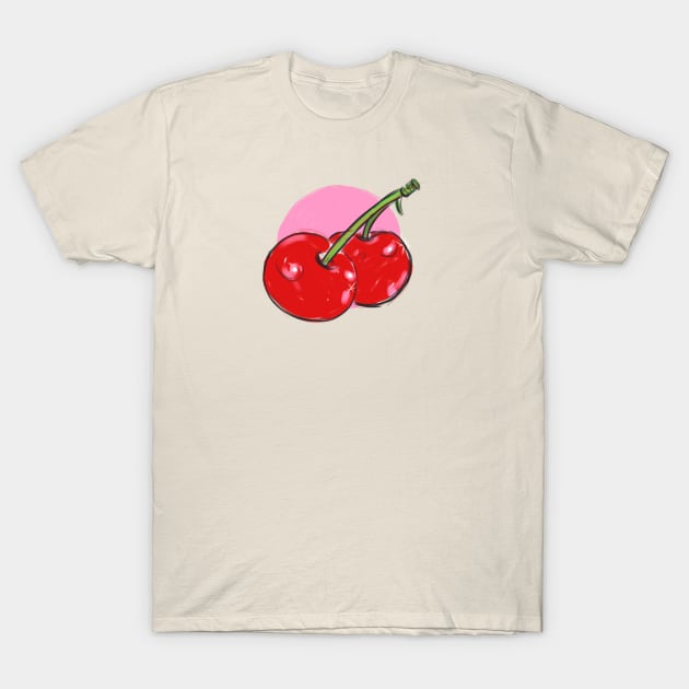 Cherries Romance T-Shirt by Denyse Mitterhofer Shop